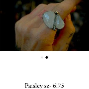 Aesthetic Arrest Paisley Moonstone Ring
